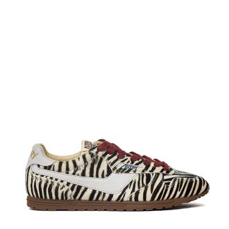 Autry Windspin Low Zebra Print Pony Hair Low-Top Sneakers