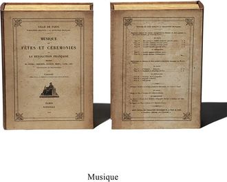 Puebco Blank book on canvas 254-Musique