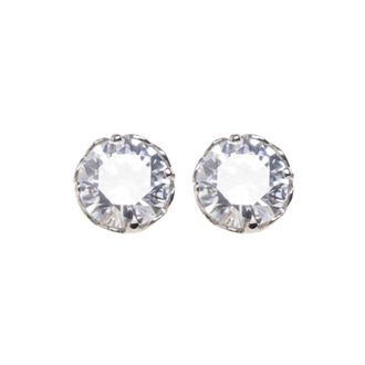 Kate Spade New York Earrings, female, Gray, Size: ONE SIZE That Sparkle Round Earrings