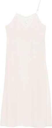 Chlo&eacute; Abito midi con finiture in pizzo - - Dresses - Donna - Bianco - M