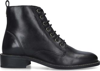 Carvela Womens Leather Spike Boots - Black Leather (archived) - Size UK 3