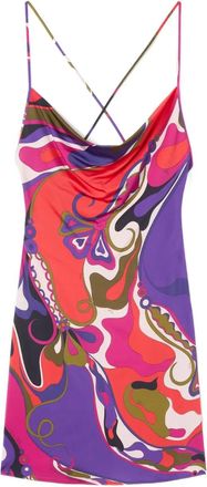 Pucci Abito corto con stampa - Viola