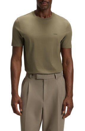 BOSS Thompson Solid T-Shirt in Open Brown at Nordstrom, Size Xxx-Large