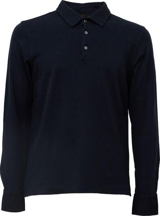 Zanone Slim Fit Long-Sleeve Polo Shirt