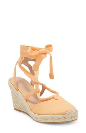 Stuart Weitzman Altdup Ankle Wrap Sandal in Mango at Nordstrom Rack, Size 11