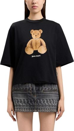 Palm Angels Black Graphic Crew Neck T-Shirt