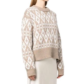 Brunello Cucinelli Womens Brown Cashmere Sweater Clothing