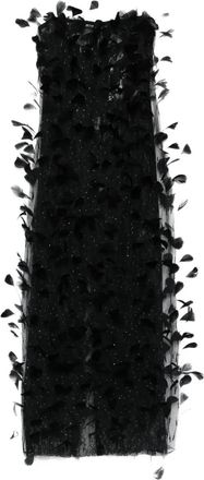 Nissa Abito lungo con decorazione - Nero