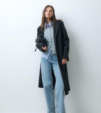 Asos Tall ASOS DESIGN Tall - Soprabito monopetto nero
