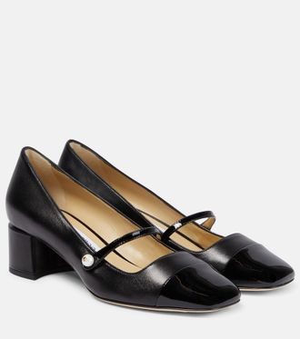 Jimmy Choo London Elisa 45 leather pumps