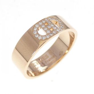 Herm&egrave;s Pink Gold Pink Gold (18K) Band Ring (Pre-Owned)