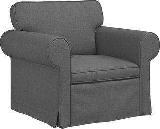 vidaXL Sof&aacute; Gris Oscuro 95 X 82 X 80 Cm Tela Vidaxl