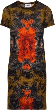 Jean Paul Gaultier Printed Mesh Mini Dress - Multicoloured - S (UK8-10 / S)