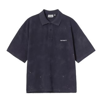 Carhartt Work in Progress Painter Polo - Heren - Tops - Blauw - Maat: L Katoen