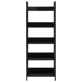 Berkfield Home Decorative 5-Layer Book Shelf Black 60x27.6x158.5 cm Engineered Wood