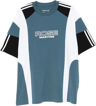 Martine Rose T-shirt a righe - Blu