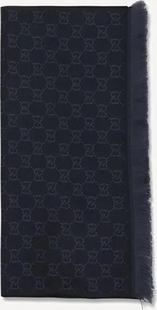 Gucci GG Supreme embroidered wool Scarf Female UNI
