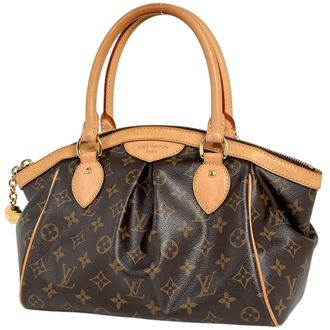Louis Vuitton Brown Monogram Handbag Tote Bag (Pre-Owned)