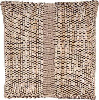 Saro Lifestyle Banded Outdoor Pillow