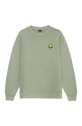 Dalix Alien Heavyweight Relaxed Mens Sweatshirt in Oil Green at Nordstrom, Size Xxx-Large
