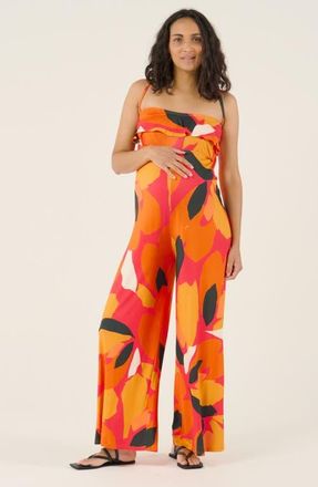 Cache Coeur Maternity and Nursing Jumpsuit Irma in Passion at Nordstrom, Size X-Small