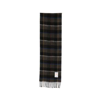 A.P.C. A. p.c. Checked Fringed Scarf