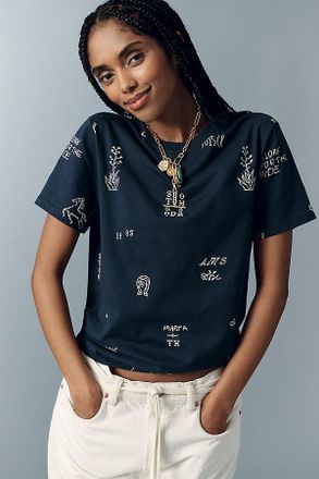 Scotch & Soda Printed Cotton Tee