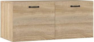 vidaXL Wall Cabinet Sonoma Oak 80x36.5x35 cm Engineered Wood vidaXL