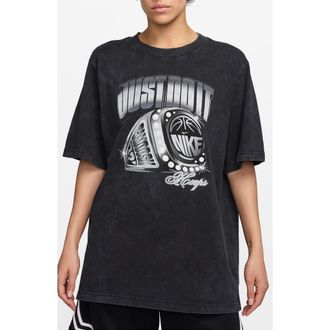 Nike Oversize Basketball Graphic T-Shirt in Black at Nordstrom Rack, Size Xx-Large