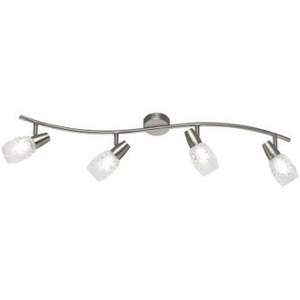 Reality Colmar N&iacute;quel Foco 4 Led Spot Cristal Satinado L79 Cm Trio Lighting