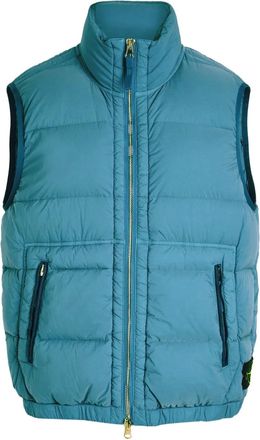 Stone Island Gilet imbottito con zip - Blu