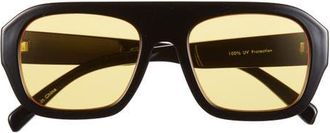 BP. Shield Sunglases in Black- Yellow at Nordstrom