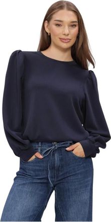Minus Overhemden, Dames, Blauw, XL, Polyester, MSLevina T-shirt