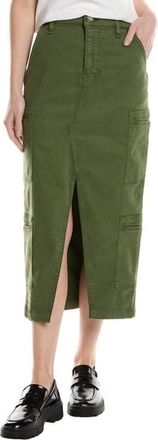 Chaser Cargo Pocket Skirt In Army Green