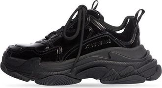 Balenciaga Triple S Black Patent 734954W2PAA1000