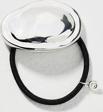 Ettika Liquid Luxe Silver Hair Tie