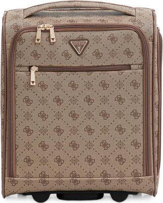 Guess Co Valigia con monogramma e zip - Toni neutri