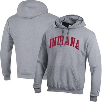 Champion Mens Champion Heather Gray Indiana Hoosiers Basic Arch Fleece Pullover Hoodie at Nordstrom, Size Xx-Large