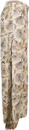 Clea Carlos printed trousers - women - Viscose/Polyester/Viscose/Silk - S - Neutrals