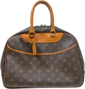 Louis Vuitton Deauville Monogram Canvas Brown Canvas Handbag (Pre-Owned)