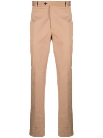 Fursac slim-fit cotton gabardine chinos - men - Elastane/Cotton/Cotton - 36 - Neutrals