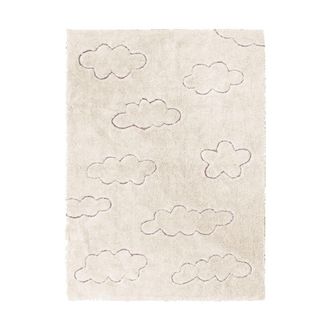 Lorena Canals Alfombra lavable nube de algod&oacute;n natural 140x200
