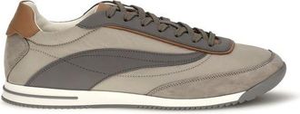 Brunello Cucinelli Beige Suede Leather Mens Sneakers
