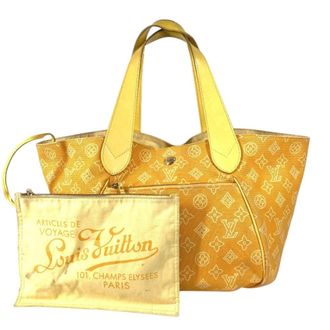 Louis Vuitton Yellow Canvas Leather Handbag Shoulder Bag Tote Bag (Pre-Owned)