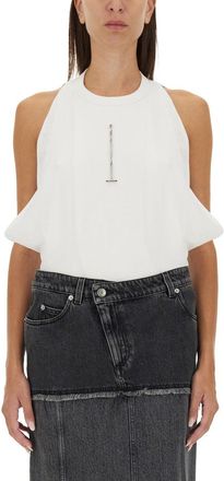 Alexander McQueen Ribbed Tank Top-Donna