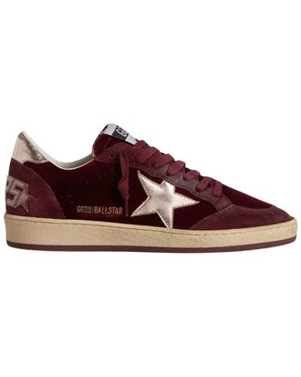 Golden Goose Ball Star Velvet & Suede Sneaker