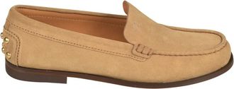 Tod's Flat schoenen - Dames - Loafers - Bruin - 37 EU - Schoenen