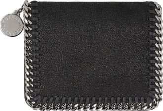 Stella McCartney Womens Bi-Fold Wallet Falabella Black Polyester & Purses