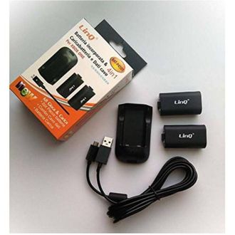 Trade Shop Trade Shop - Kit Caricabatteria Batterie Ricaricabili 4in1 Cavo Usb Per Controller Xbox One Bat-p4501