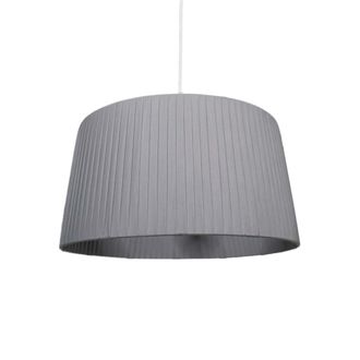 Sulion L&aacute;mpara de techo de tela gris 50cm